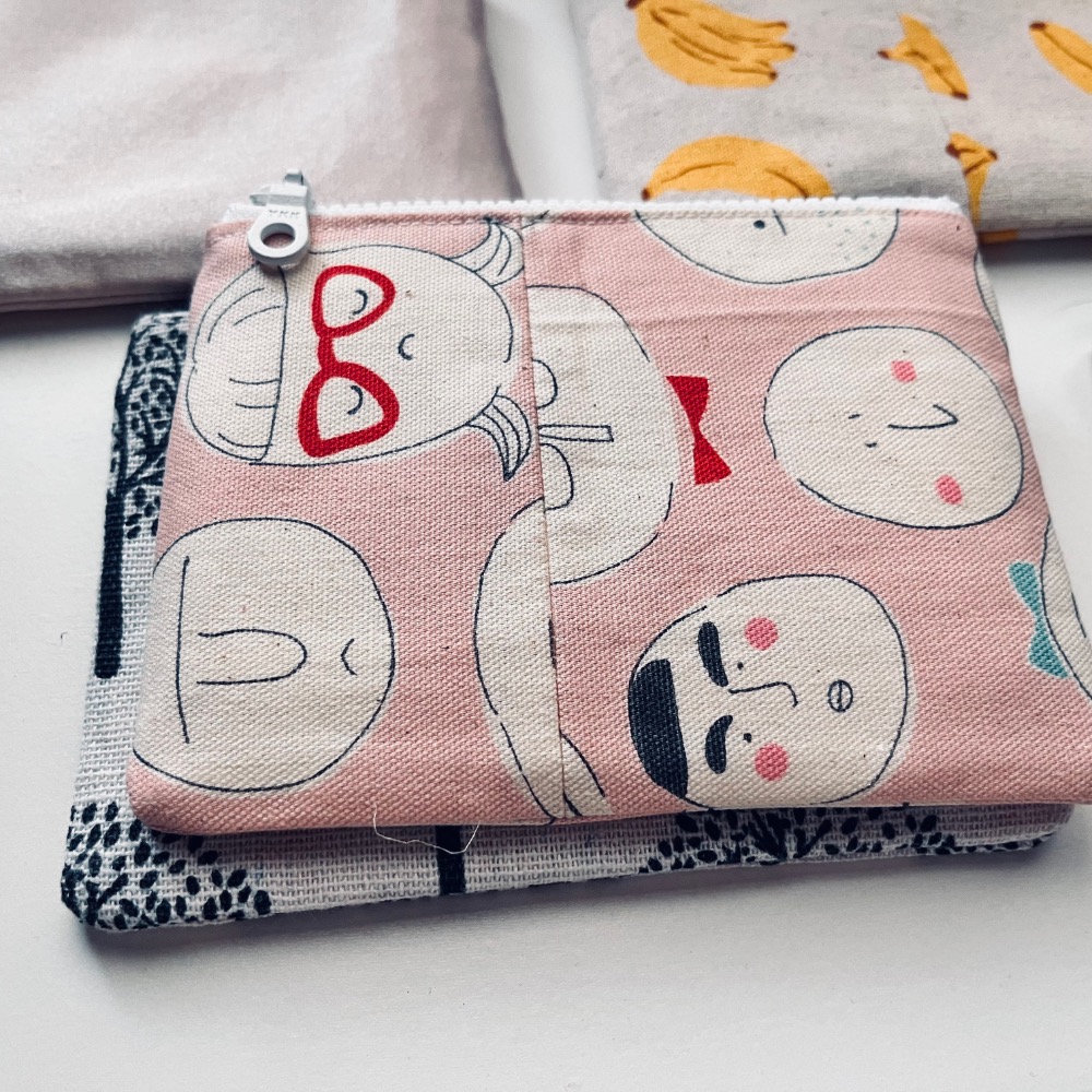 超可愛且實用的零錢包/有些是使用布拼接的/有加芯-細節圖5