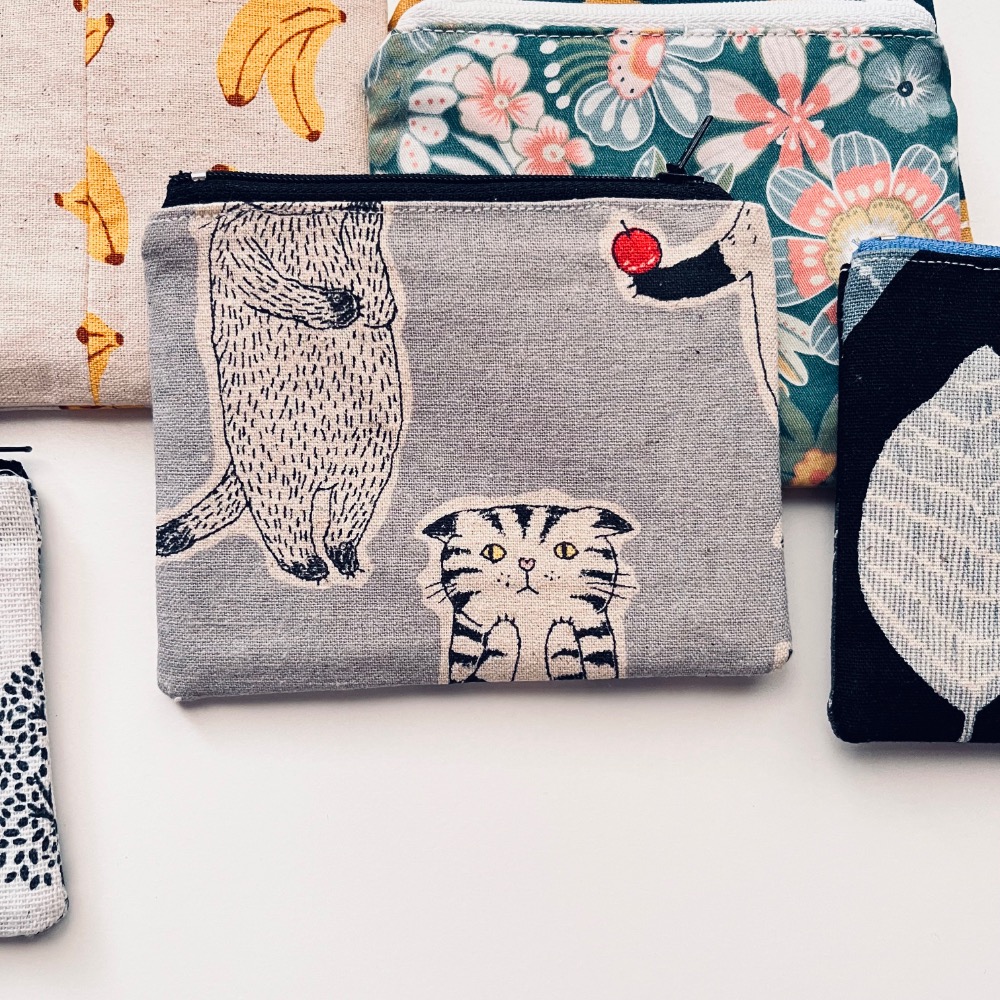 超可愛且實用的零錢包/有些是使用布拼接的/有加芯-細節圖8