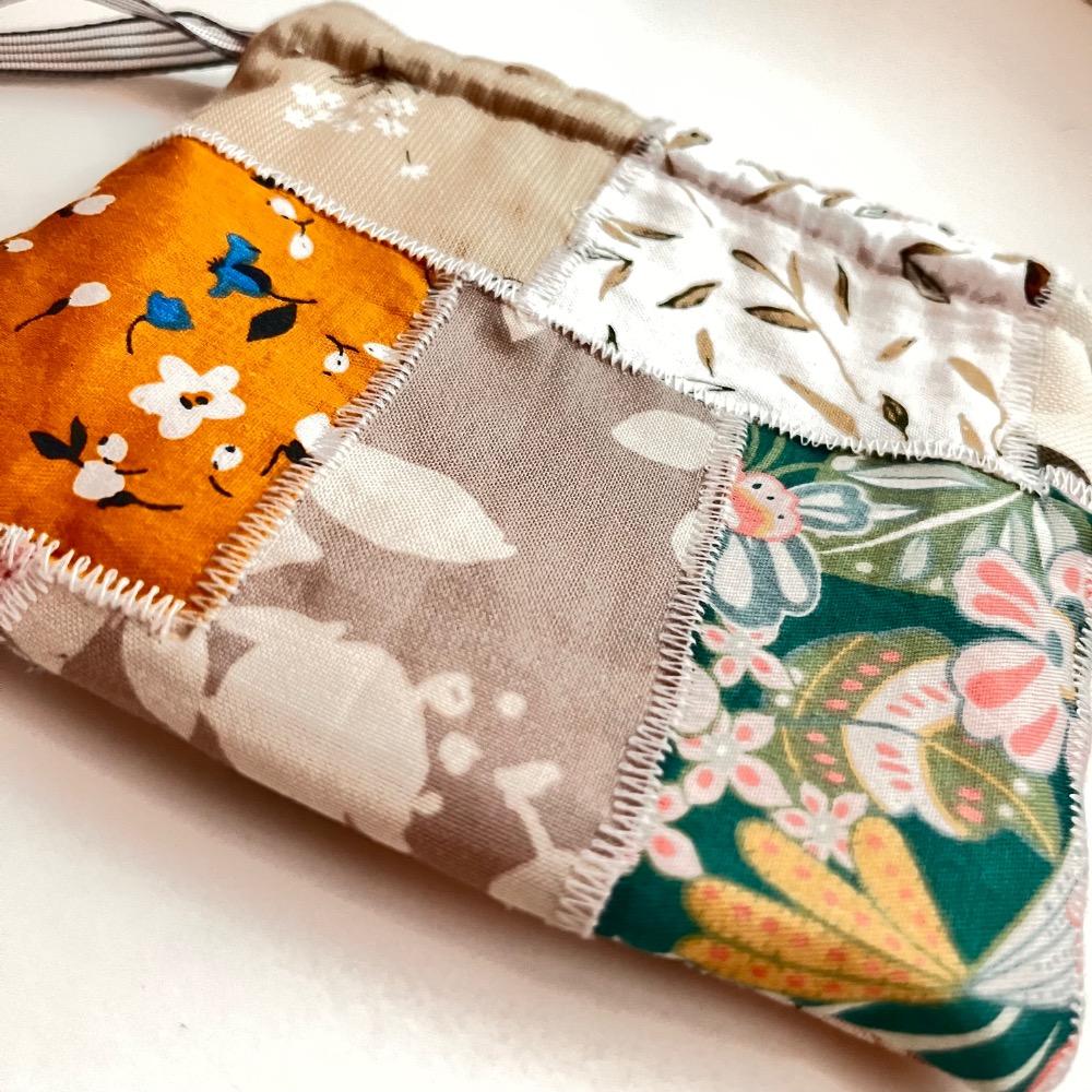 原創手作小粉花刺繡束口收納袋/3號-細節圖7