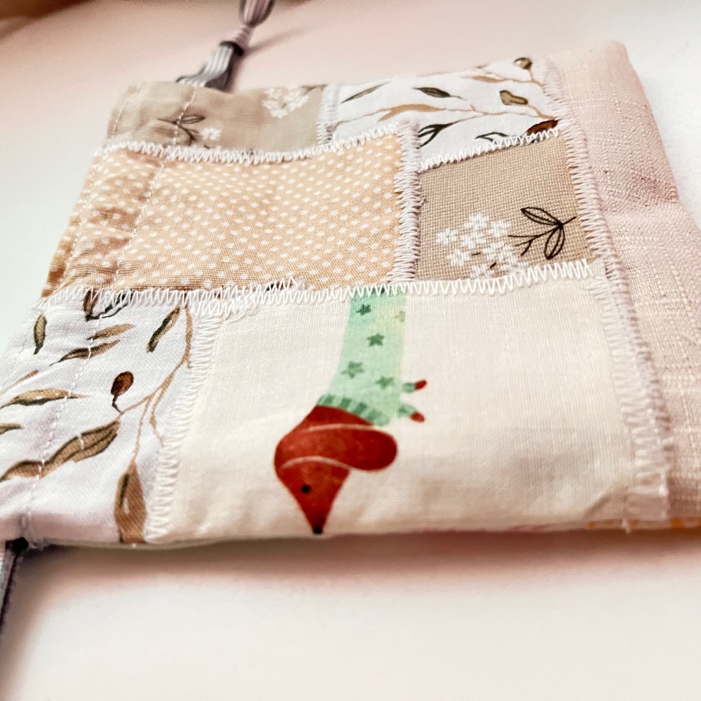 原創手作小清新風拼布束口收納袋/4號-細節圖9