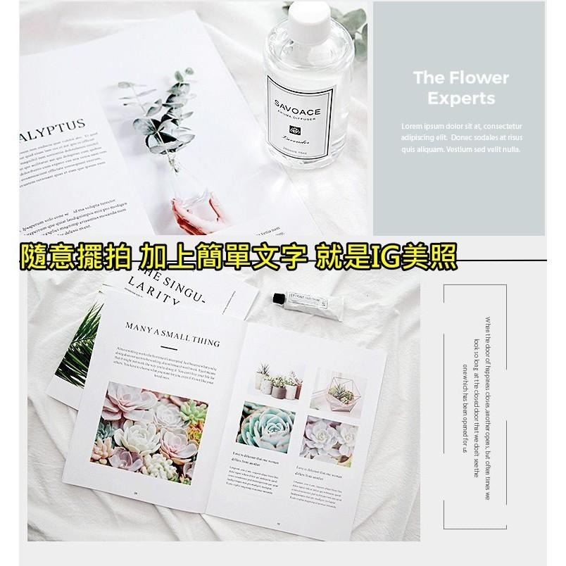 【台灣現貨免等】📣英文歐美設計款雜誌🎊拍照道具拍攝背景擺件裝飾拍照道具IG雜貨小物Zakka飾品化妝品保養品食物拍照-細節圖7