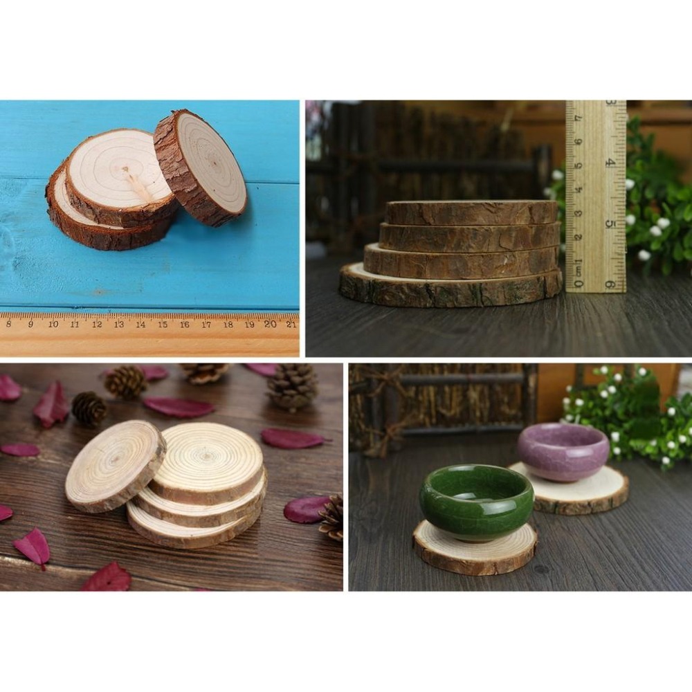 【台灣現貨24H內寄出】📣圓木片🎊拍攝背景擺件裝飾拍照道具IG雜貨小物Zakka飾品化妝品保養品食物拍照天然原木塊-細節圖3