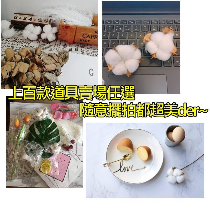 【台灣現貨24H內寄出】📣天然棉花🎊拍攝背景桿子棉花擺件裝飾拍照道具IG雜貨小物Zakka飾品化妝品保養品食物天然-細節圖8