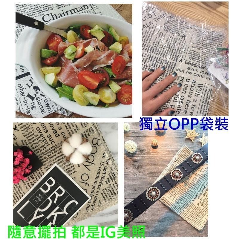 【台灣現貨24H內寄送】📣拍攝道具🎊英文棉麻布拍攝背景擺件裝飾拍照道具IG雜貨小物Zakka飾品化妝品保養品食物拍照-細節圖4