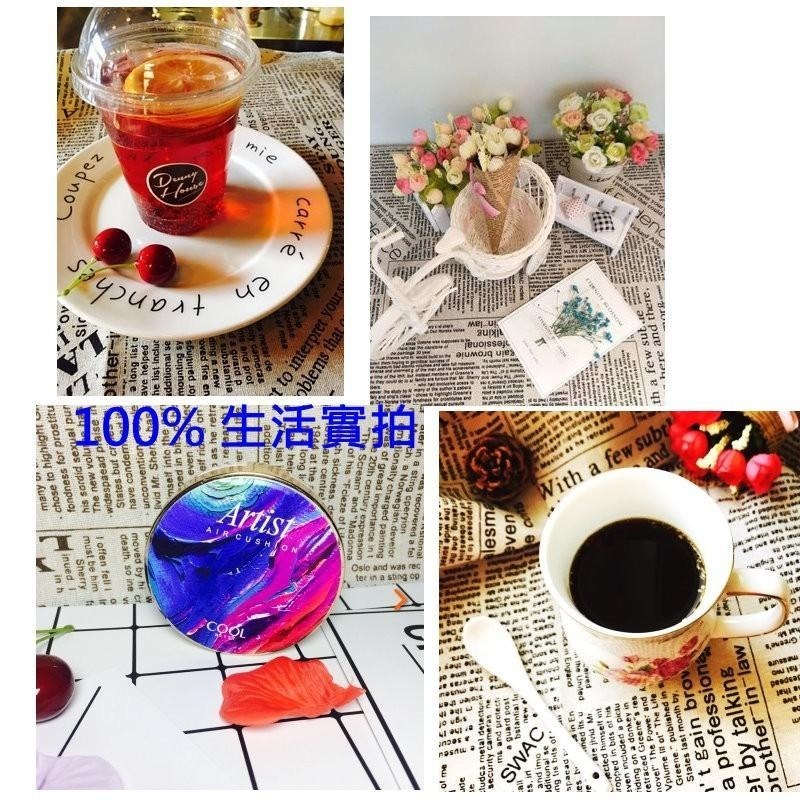 【台灣現貨24H內寄送】📣拍攝道具🎊英文棉麻布拍攝背景擺件裝飾拍照道具IG雜貨小物Zakka飾品化妝品保養品食物拍照-細節圖6