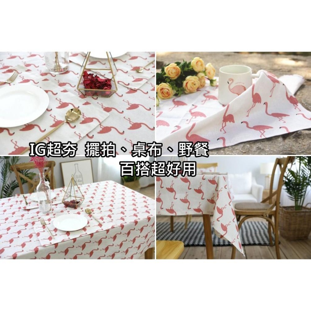 📣IG風背景布紅火烈鳥🎊韓國流行火烈鳥格子拍攝背景桌布拍照道具Instagram雜貨小物Zakka飾品化妝品保養品-細節圖6