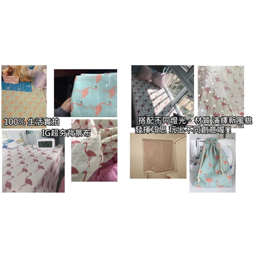 📣IG風背景布紅火烈鳥🎊韓國流行火烈鳥格子拍攝背景桌布拍照道具Instagram雜貨小物Zakka飾品化妝品保養品-細節圖8