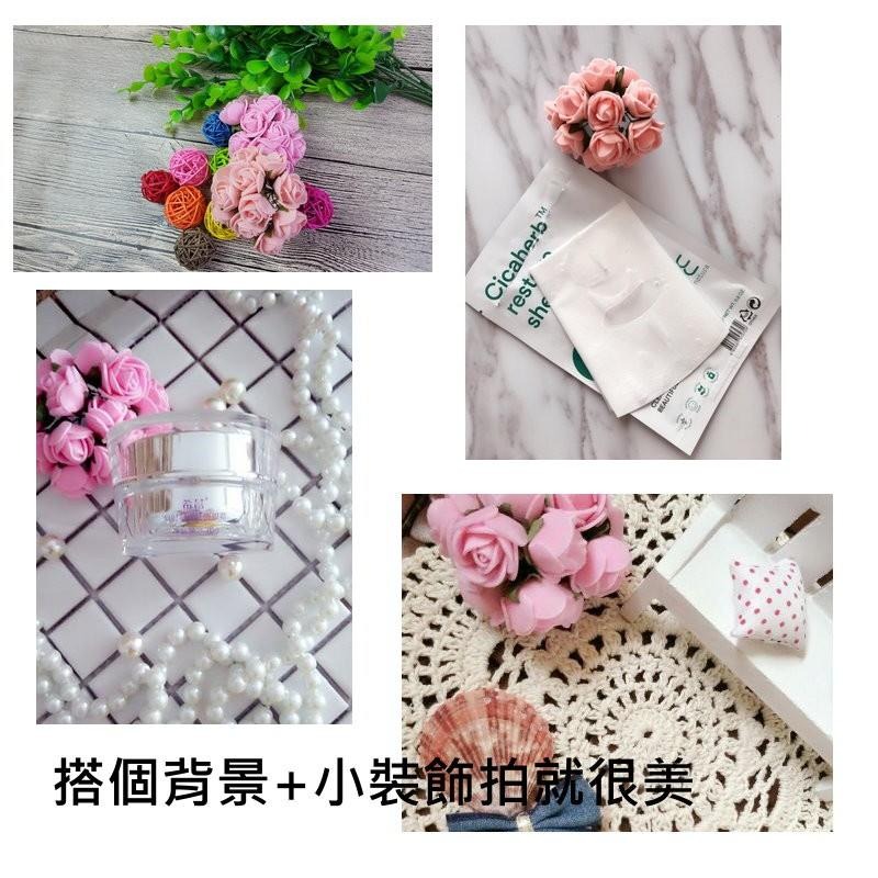 【台灣現貨免等】📣拍攝道具🎊迷你玫瑰花12朵拍攝背景擺件裝飾拍照道具IG雜貨小物Zakka飾品化妝品保養品食物拍照-細節圖5