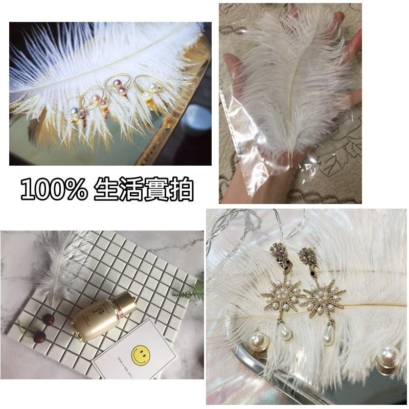 【台灣現貨免等】天然羽毛🎊拍攝背景白色羽毛擺件裝飾拍照道具IG美拍雜貨小物Zakka飾品化妝品保養品食物天然鴕鳥毛白毛-細節圖7