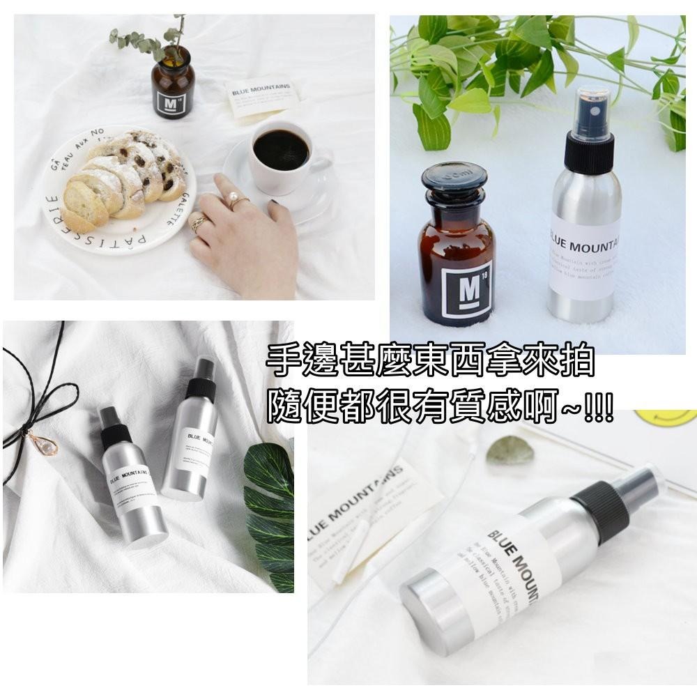 📣台灣現貨免等📣鋁瓶IG超夯拍照道具鋁罐ins北歐冷淡風棕瓶廣口瓶伊索瓶IG貼紙花束貼紙棉麻布化妝品噴霧瓶-細節圖6