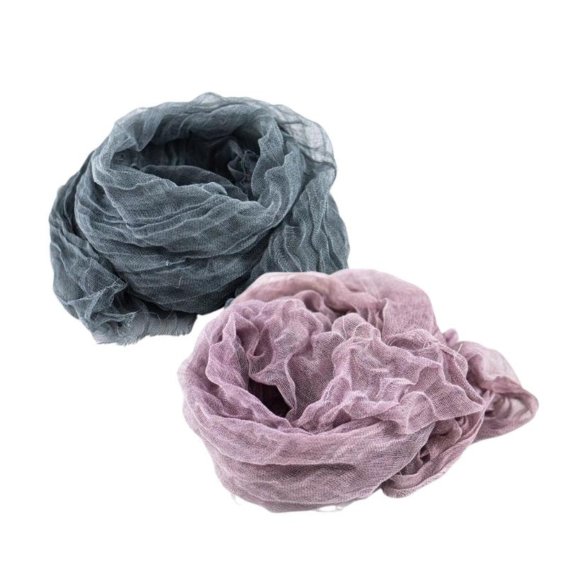 【台灣現貨免等】手染做舊紗巾手工茶巾餐巾風紗巾IG背景布ins美拍美食攝影烘焙擺拍暗黑系背景頹廢網紅拍照道具背景布-細節圖2