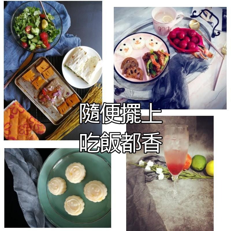 【台灣現貨免等】手染做舊紗巾手工茶巾餐巾風紗巾IG背景布ins美拍美食攝影烘焙擺拍暗黑系背景頹廢網紅拍照道具背景布-細節圖9