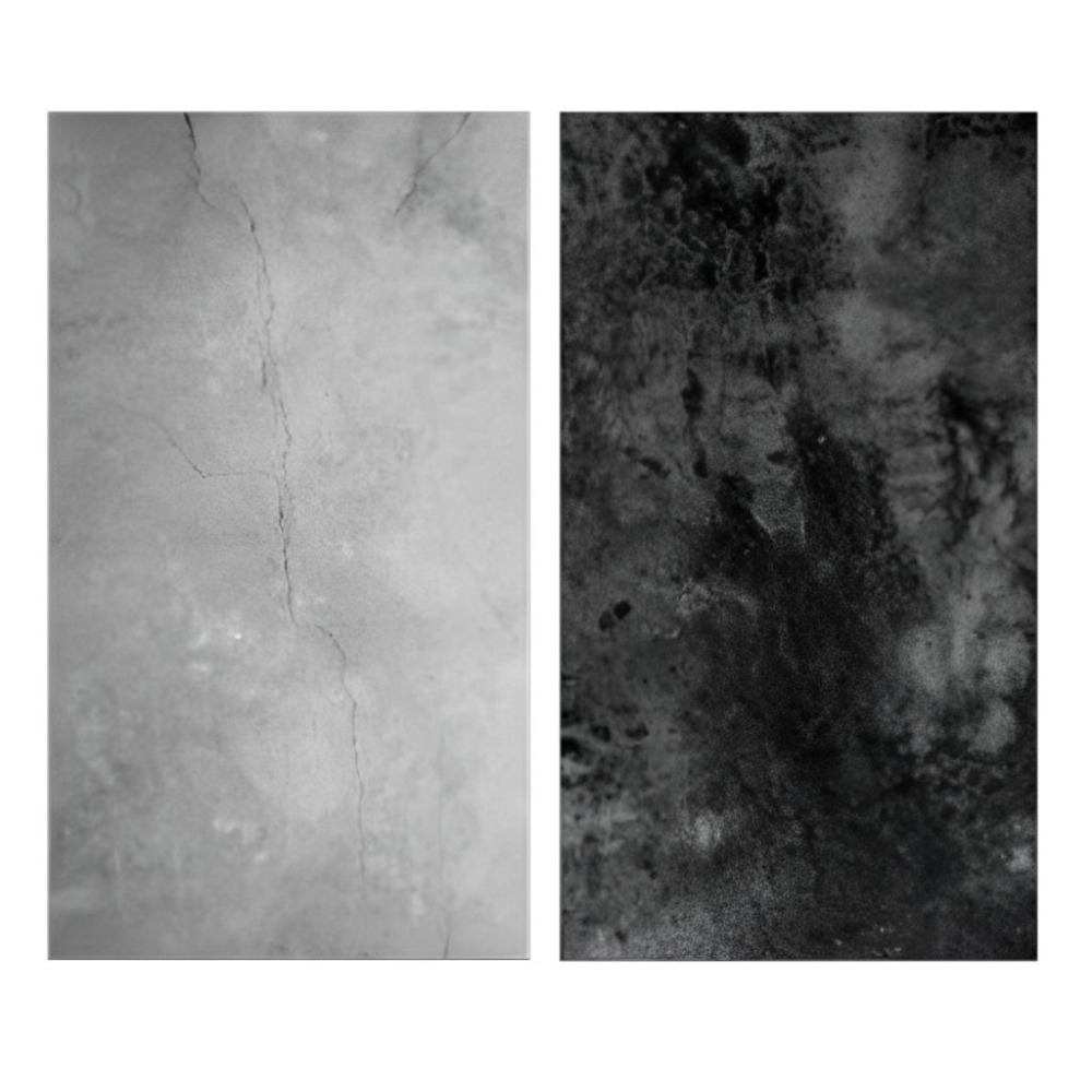 雙面背景紙【台灣現貨】暗黑系美食背景IG煙燻背景水泥紋背景紙大理石紋背景板ins牆裂紋開裂紋紙防水背景紙拍照道具-細節圖2