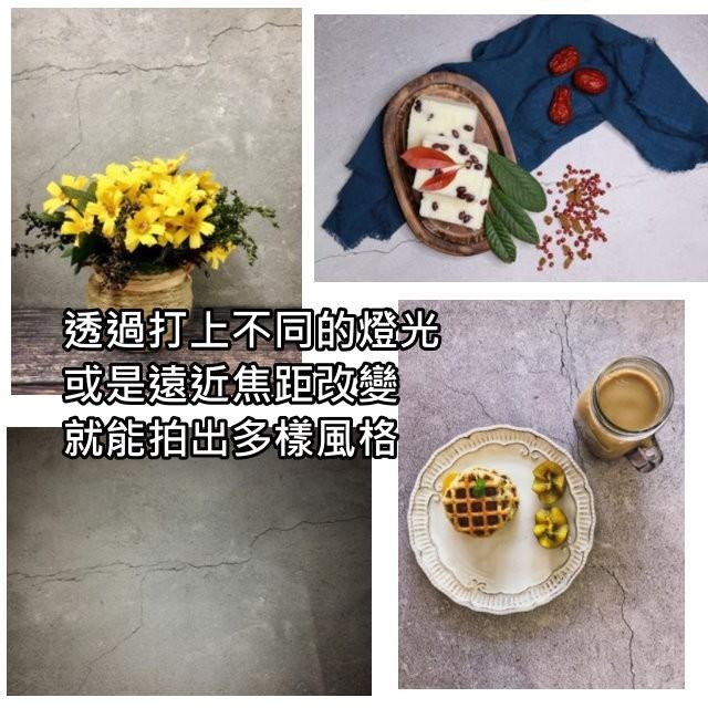雙面背景紙【台灣現貨】暗黑系美食背景IG煙燻背景水泥紋背景紙大理石紋背景板ins牆裂紋開裂紋紙防水背景紙拍照道具-細節圖6