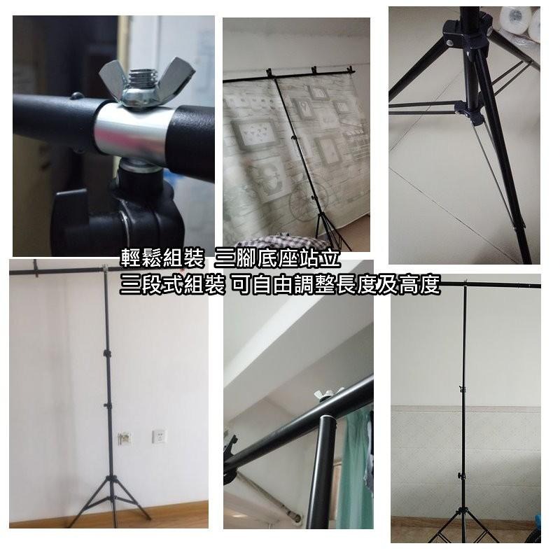 【台灣現貨】背景架2M大型T字架直播拍照支架PVC背景架2米背景架直播背景架拍照背景布架攝影器具2*2m背景架人像攝影架-細節圖9