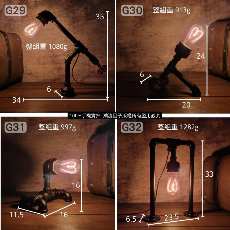 📣台灣現貨24H內出🎊手工鐵管裝飾燈loft工業鐵管造型燈工業復古床頭氛圍燈吧檯酒吧擺飾燈手工藝術燈水管造型燈生日禮物-細節圖6