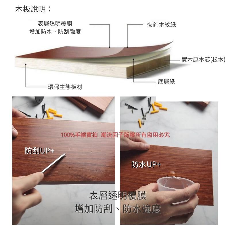 【台灣現貨】24H內出免等-置物架工業風層架鐵管架水管架實木收納架子loft工業風復古層板架木板架鐵架鍍鋅管架書架-細節圖8