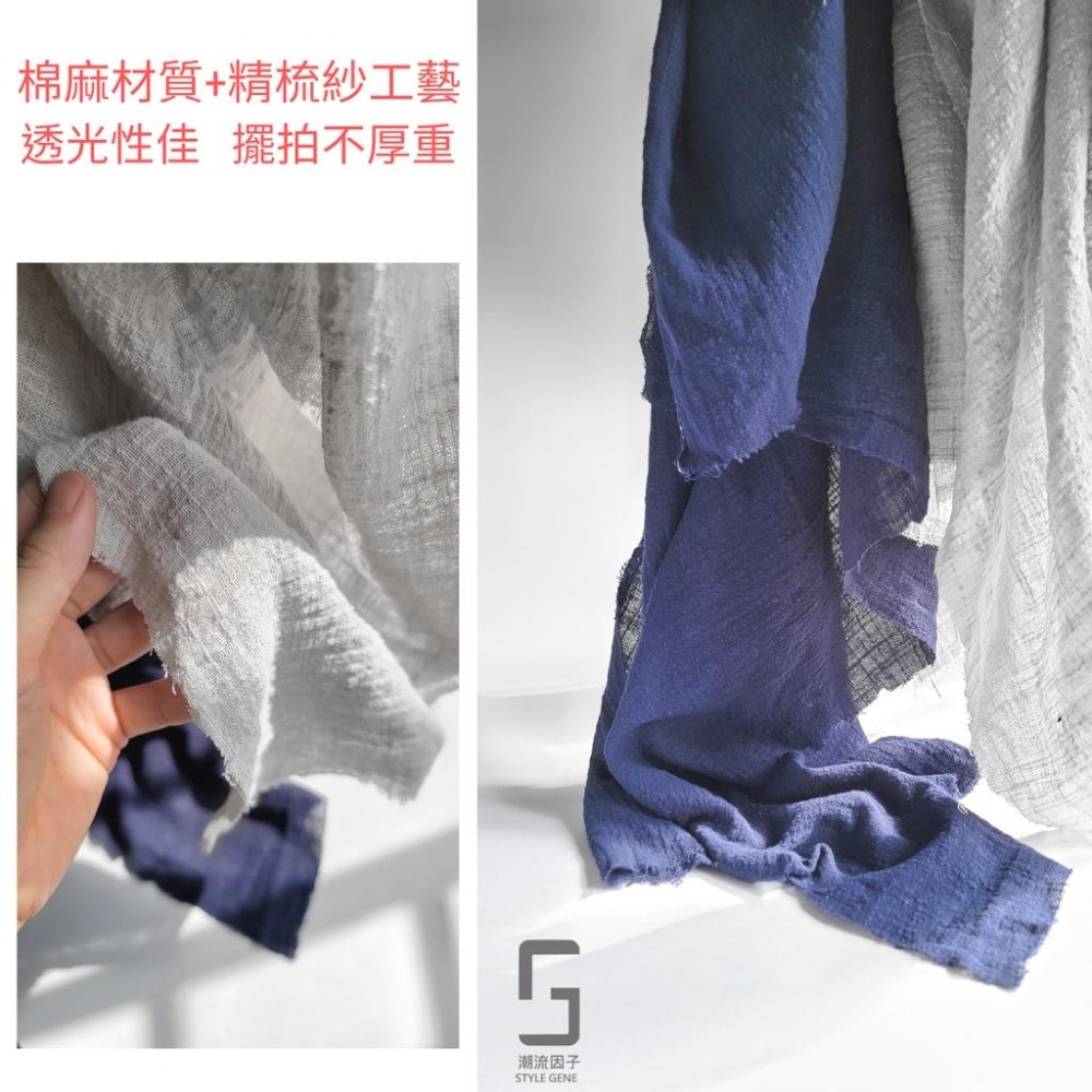 【台灣現貨24H內寄出】水洗棉麻餐巾布棉麻布肌理棉麻布水洗布美食餐巾毛邊肌理茶巾素色茶巾復古手工作舊攝影餐巾拍照道具棉麻-細節圖5