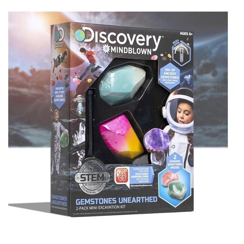 Discovery 迷你挖掘套組-遠古化石 太空寶石 鯊魚牙齒 神秘寶藏-細節圖5