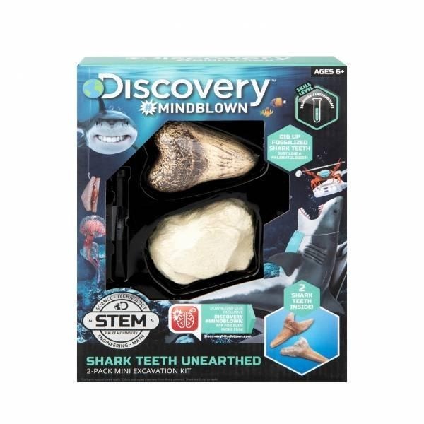 Discovery 迷你挖掘套組-遠古化石 太空寶石 鯊魚牙齒 神秘寶藏-細節圖7