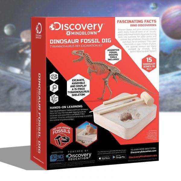 Discovery 恐龍化石挖掘套組-霸王龍立體拼圖 4894088052862-細節圖4