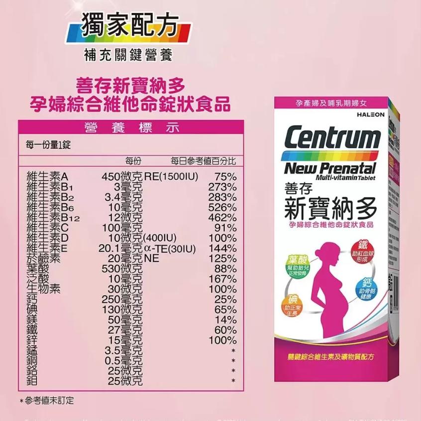 特價【Costco好市多代購】善存新寶納多 孕婦綜合維他命錠狀食品 250錠 鐵 鈣 葉酸 最新效期-細節圖2