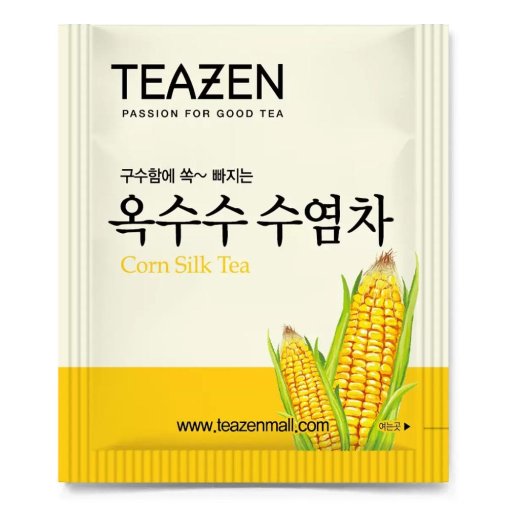 特價【Costco好市多代購】TEAZEN 玉米鬚茶 1.5公克 X 200包 韓國原裝進口 冷熱飲 小包裝 最新效期-細節圖2