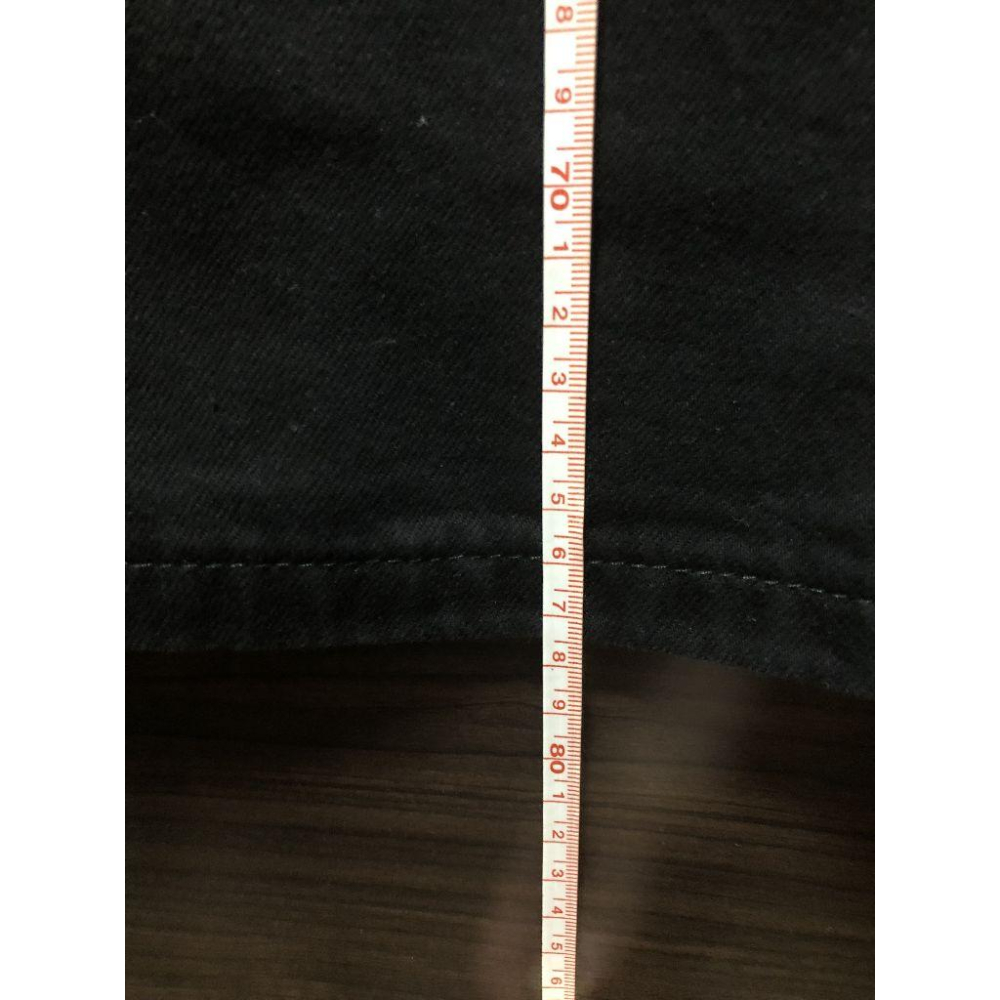 全新便宜轉賣!【瘦子看這】98%棉可調節腰扣高腰開衩黑色牛仔半身裙a字中長直筒包臀裙水洗牛仔裙-細節圖7