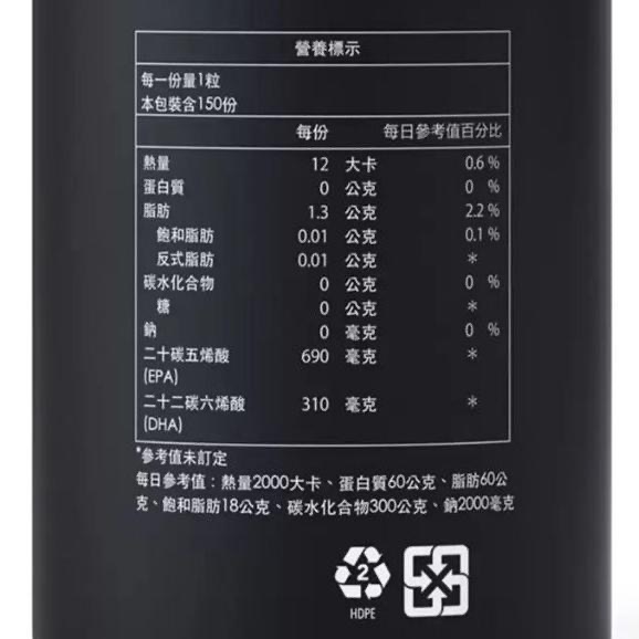 特價【Costco好市多代購】Sports Research Omega-3 濃縮魚油 1250mg 150粒 最新效期-細節圖2