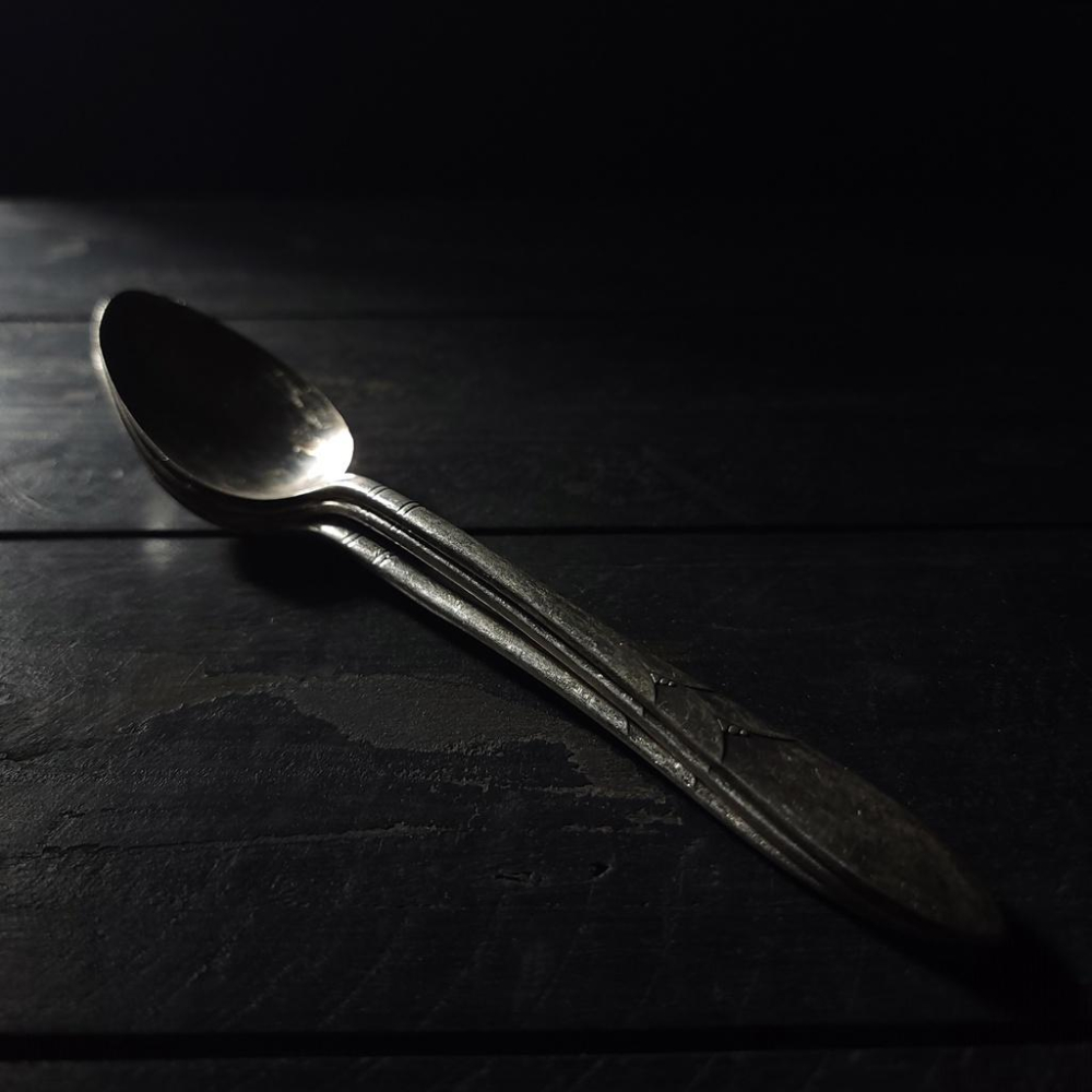 【台灣現貨】歐式復古鍍銀叉匙六件組-Vintage舊物中古老件二手銀器拍照道具鍍銀叉子鍍銀湯匙西洋餐具 | 伯爵古器-細節圖8