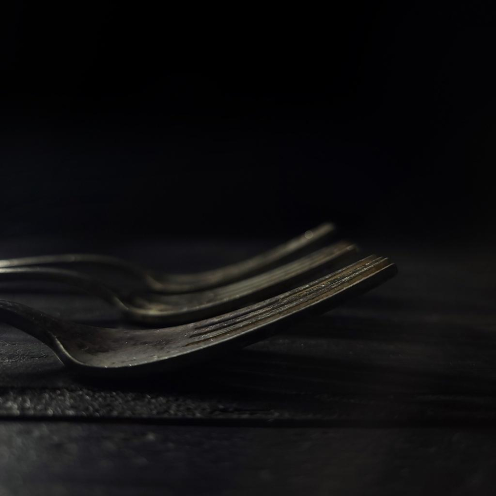 【台灣現貨】歐式復古鍍銀叉子組(3支)-Vintage舊物中古老件二手銀器西洋叉子復古拍照道具鍍銀西洋餐具 | 伯爵古器-細節圖3