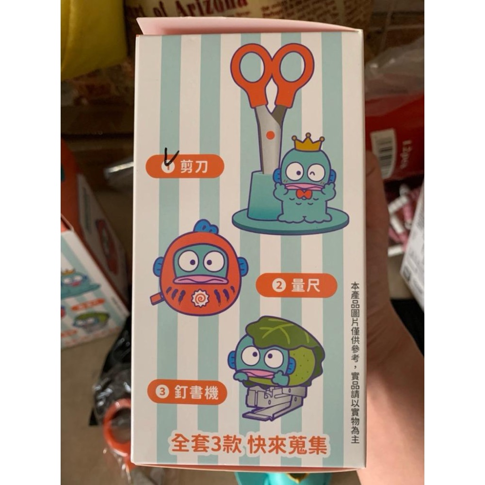 人魚漢頓 公仔造型文具 剪刀 學生剪刀 伸縮捲尺 量尺 三麗鷗 7-11-細節圖3