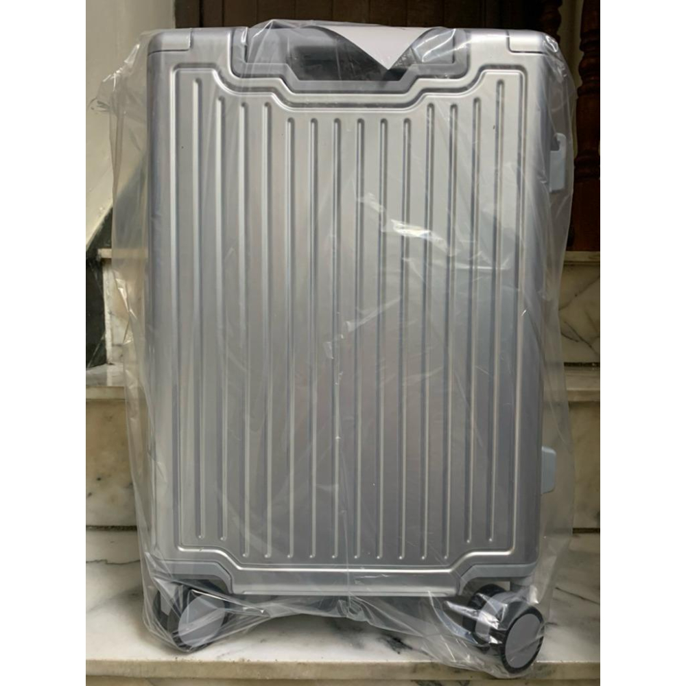 TRAVLER＇S CHOICE 21吋鋁框雙鎖釦行李箱 硬殼登機箱 hello kitty 7-11福袋 三麗鷗 銀色-細節圖2