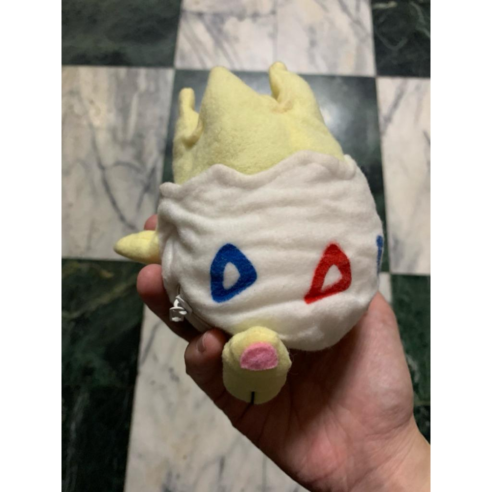 二手絕版 TOMY 精靈寶可夢 神奇寶貝 波克比 可變身 變蛋 拉鍊翻轉 寶貝球 絨毛娃娃-細節圖2