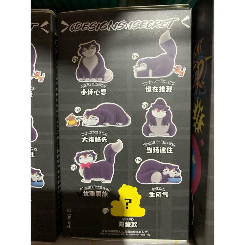 魯斯佛 植絨公仔 盲盒 盒玩 迪士尼壞貓貓 路西法 52TOYS 灰姑娘 反派 7-11集點 隱藏版-細節圖4