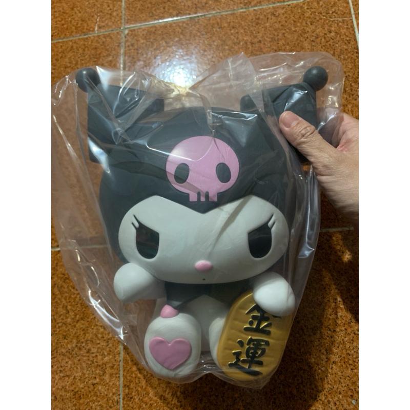 庫洛米存錢筒 酷洛米公仔 7-11開運福袋 Kuromi立體造型存錢筒-細節圖2