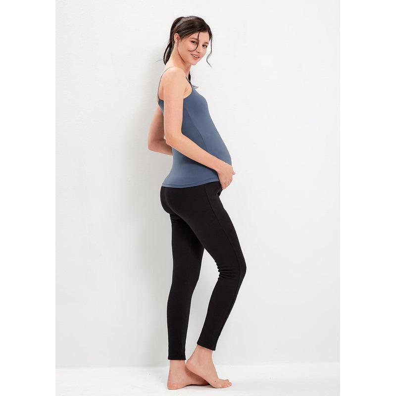 三件 mamaway媽媽餵Bra Top抗菌細肩帶孕哺背心 灰色M-細節圖5