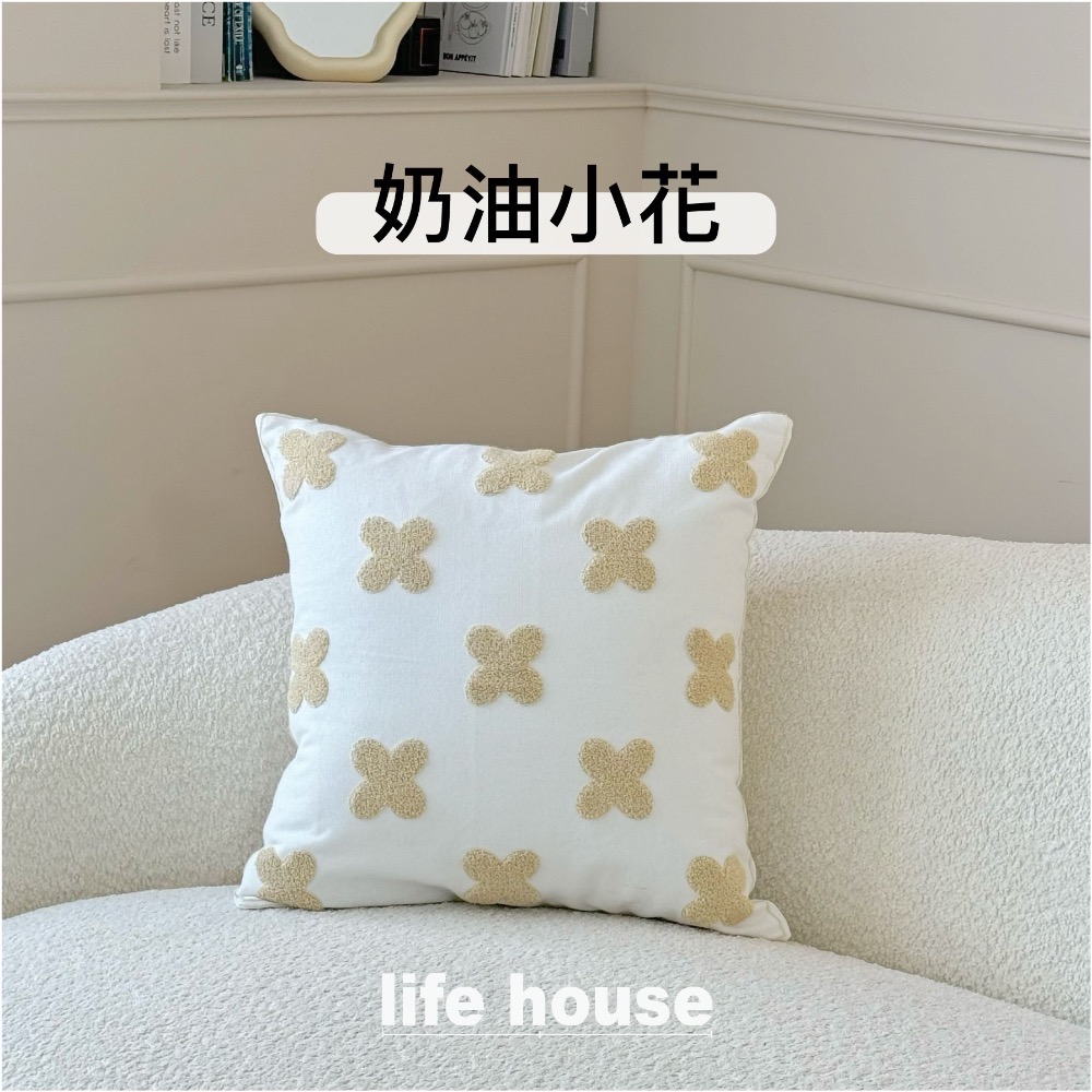 生活家｜抱枕套現代黑白幾何 45x45 字母印花 沙發靠枕套 枕頭套 靠墊套 簡約風格 裝飾枕套 靠背枕 台灣現貨-規格圖8