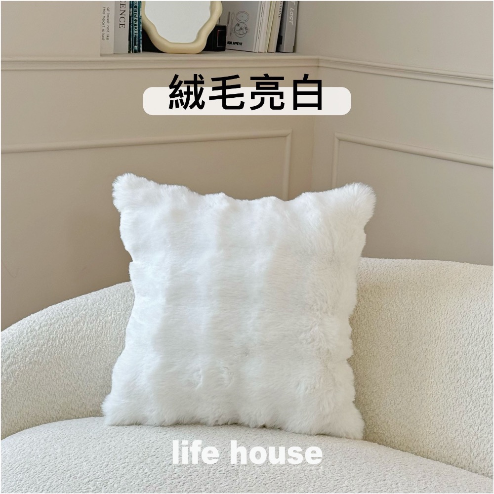 生活家｜抱枕套現代黑白幾何 45x45 字母印花 沙發靠枕套 枕頭套 靠墊套 簡約風格 裝飾枕套 靠背枕 台灣現貨-規格圖8