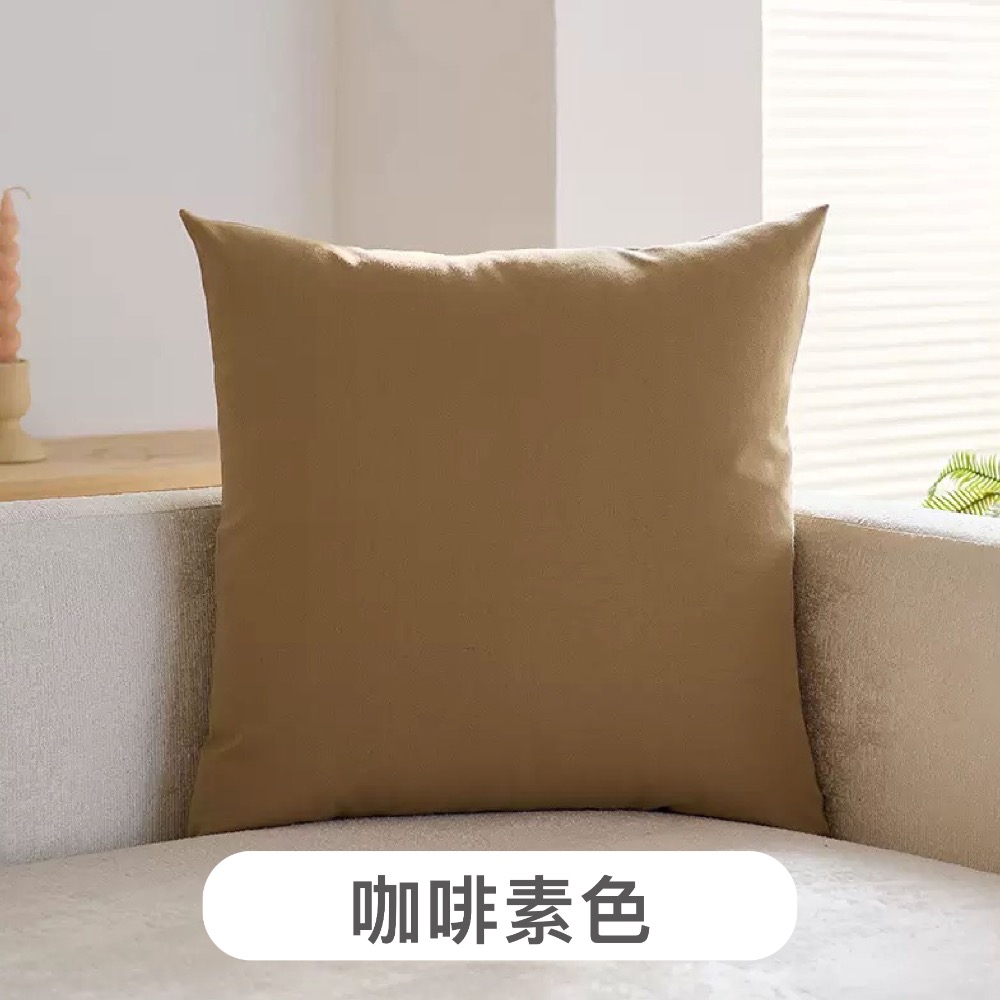 生活家｜日系格紋抱枕套【文青簡約/多色任選】沙發靠枕套 枕頭套 靠墊套 經典方格 無印風 裝飾枕套 台灣現貨-規格圖8