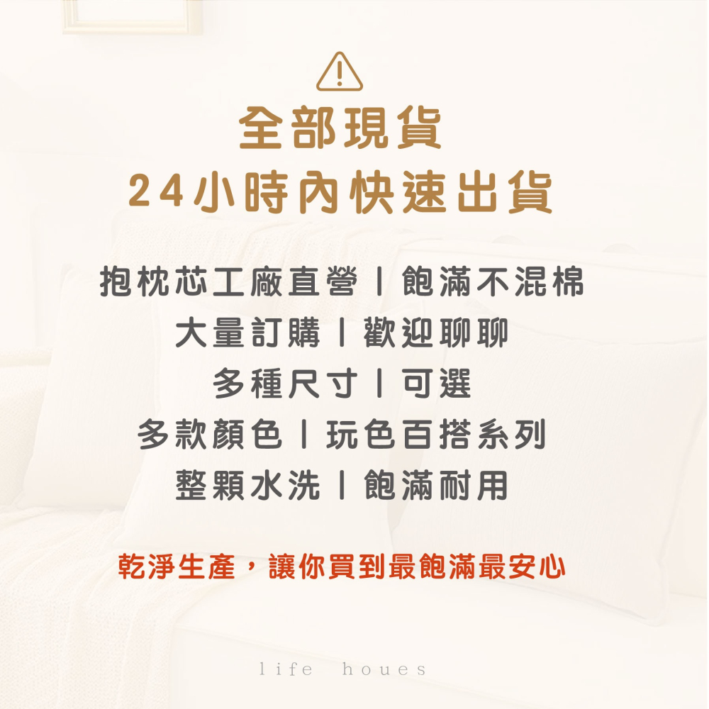 生活家｜重磅雪尼爾抱枕套【23色/多尺寸】45x45 50x50 靠枕套水洗不褪色 沙發靠枕套 靠墊套 枕頭套 北歐風-細節圖7