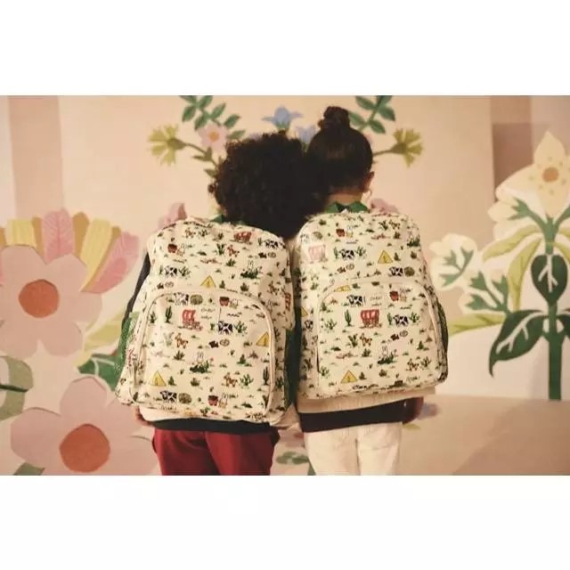 《全新》現貨 Cath Kidston 米飛兔Miffy Rodeo 聯名 基本款 大童防潑水後背包-細節圖2