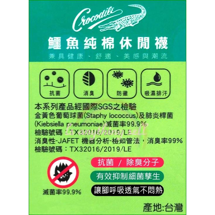 ✦Is anything sells♥ Crocodile 鱷魚抗菌特殊網狀船型 (男女襪 )-細節圖7