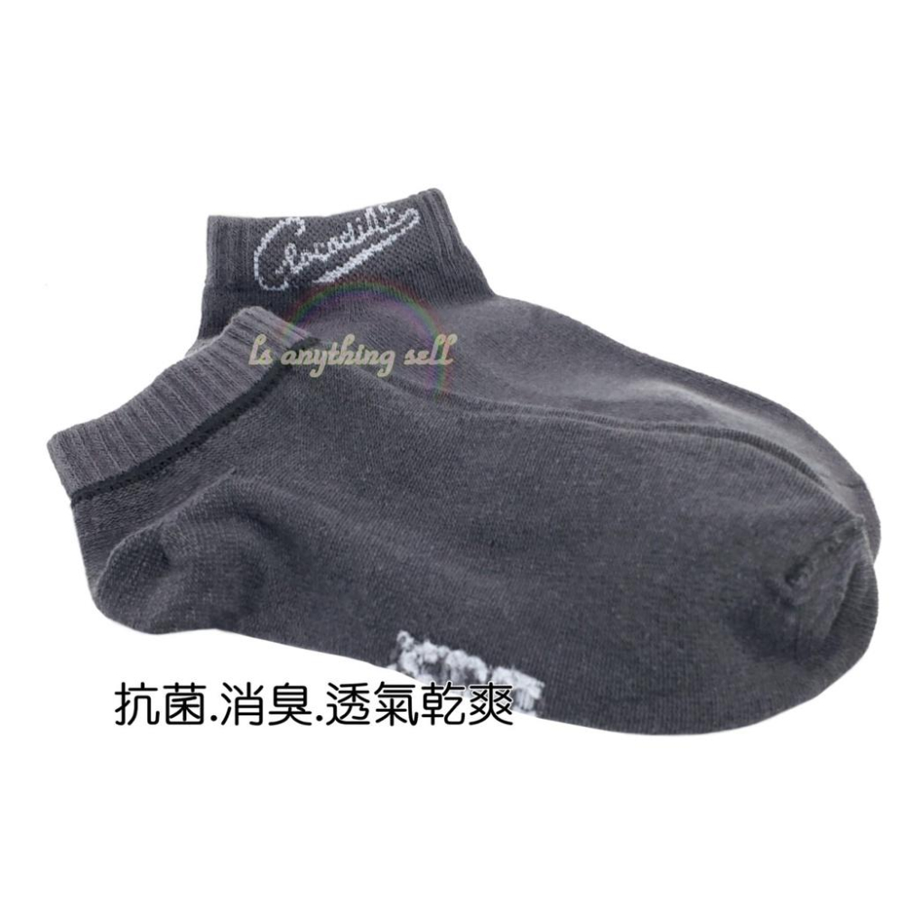 ✦Is anything sells♥ Crocodile 鱷魚純棉抗菌消臭休閒船型-細節圖3