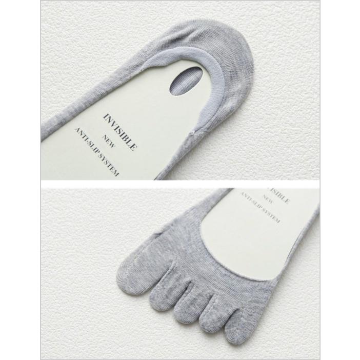 ✦Is anything sells♥ 超淺口一體成型 棉材質立體隱形女 止滑五趾襪-細節圖5