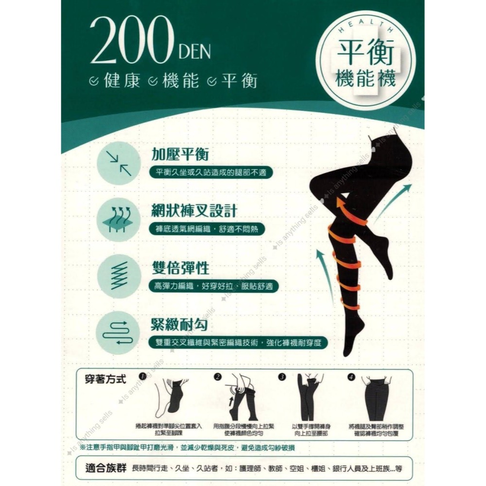 ✦Is anything sells♥ VOLA 美腿健康機能褲襪 (輕.中.高)-細節圖2