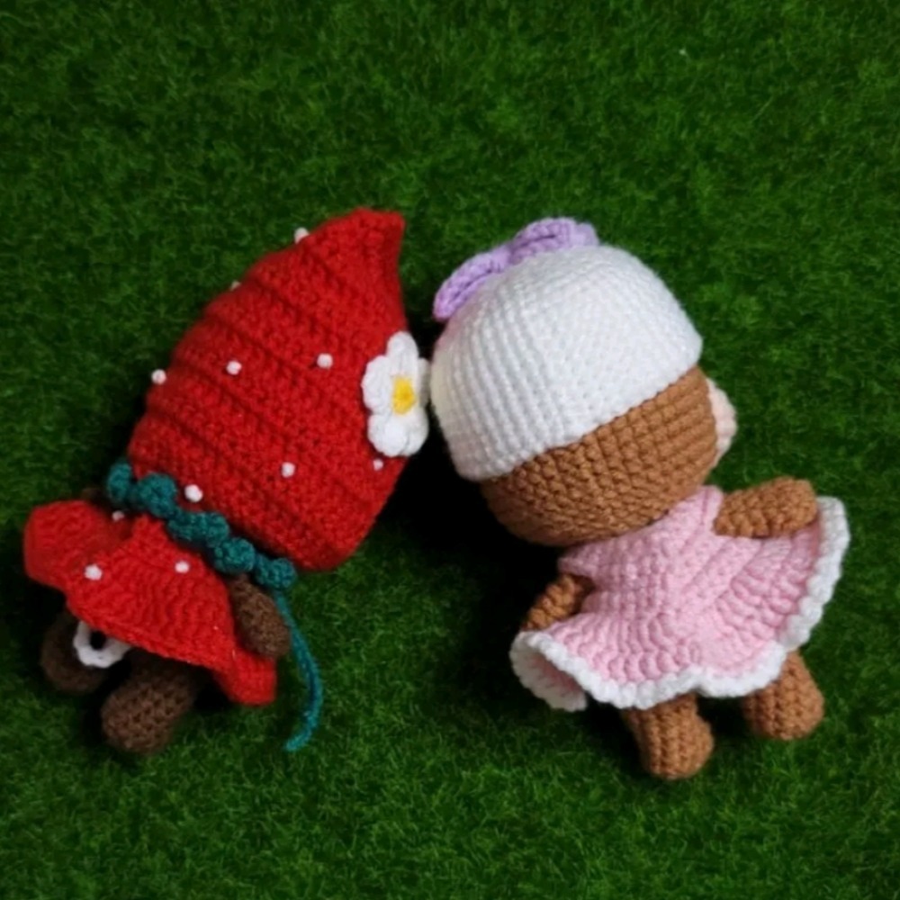 變裝奇奇＆蒂蒂衣服專區🐿鈎針。針織。毛線娃娃～🍉-細節圖4