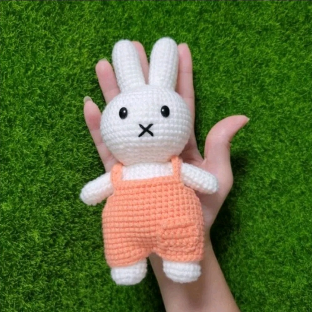 米菲兔娃娃🎈🎈鈎針。針織。毛線娃娃～🍉-細節圖2