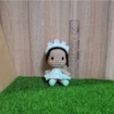 坐坐公主💕💕鈎針。針織。毛線娃娃～🍉-規格圖11