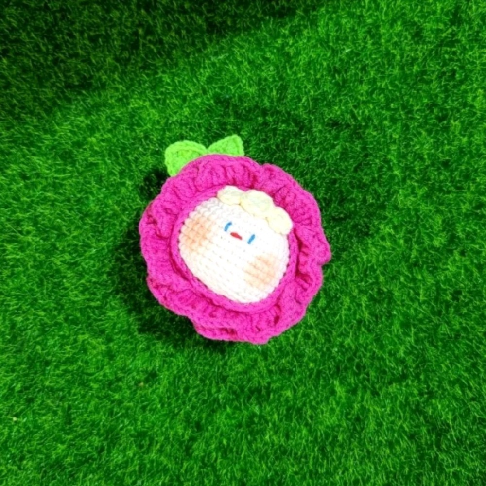 花花糰＆漢堡糰🌸🌸鈎針。針織。毛線娃娃～🍉-細節圖5